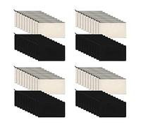 Zunedhys 80 unids lona maquillaje cremallera bolsillo lápiz DIY cosmética bolsa para viaje DIY escuela