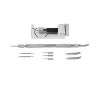 Zunedhys 9 unids Watch Strap Link Remover Kit Watch Link Remoción Pin Reparación Herramienta, plata