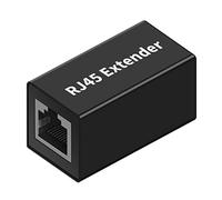 Zunedhys Adaptador Ethernet RJ45 a RJ46 extensor de red para conector extensor de cable Ethernet CAT5E CAT6 CAT8