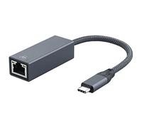 Zunedhys Adaptador Ethernet tipo C de 2500 Mbps a RJ45 puerto de red USB CM-2.5G Gigabit Drive-Free tarjeta de red