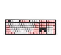Zunedhys Adecuado para High General 108 - Teclado mecánico de doble color, color rosa