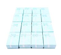 Zunedhys - Caja de regalo de papel para presupuestos pequeños, relojes, collares, pendientes, caja de pulsera (azul)