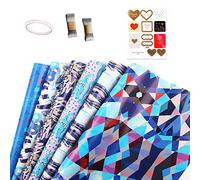 Zunedhys de 6 hojas de papel de , diseño de mascotas, para fiestas de cumpleaños, vacaciones, papel de