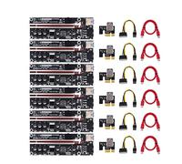 Zunedhys PCIE Riser 011 V011Pro PCI E PCI-E 16X Elevador de tarjeta de video GPU Dual 6Pin Adaptador Tarjeta gráfica para minería