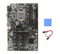 Zunedhys Placa base B250 BTC Mining almohadilla térmica + cable SATA, 12 ranuras para tarjetas gráficas LGA 1151 USB3.0 SATA 3.0 para BTC Miner