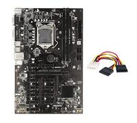 Zunedhys Placa base B250 BTC Mining con cable de 4 a SATA, ranura para tarjeta gráfica LGA 1151 DDR4 USB3.0 para minería BTC