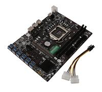 Zunedhys Placa base B250C BTC Mining 12 USB 3.0 a PCI-E 16X Ranura gráfica LGA 1151 DDR4 DIMM 6 a doble línea de 4