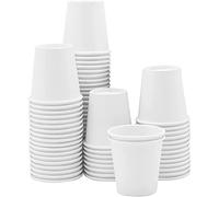 Zunedhys Vasos de papel , pequeños desechables, espresso, dispensador de tazas de , vasos desechables, (paquete de 100) 3 onzas