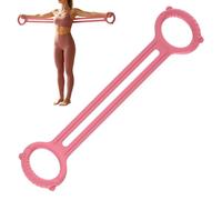 Zunetsutock 8 bandas de resistencia con asas | silicona con mango antideslizante mango elástico, ejercitador de fuerza muscular de brazo - para pilates estiramiento entrenamiento y yoga en el gimnasio