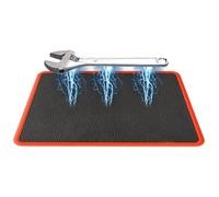 Zunetsutock Alfombrilla magnética para herramientas, almohadilla magnética de PVC de 24.5 x 9.7 pulgadas, bandeja organizadora antideslizante para ingenieros, tornillos, electrónica, taladro, hogar