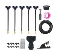 Zunetsutock Aspersor Subterráneo Para Césped De Balcón En Invernadero - De Riego | Kit De Riego Automático De 360 Grados | De Riego Moderno: Equipado con Manguera De Conexión Rap