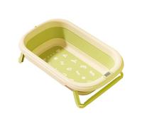 Zunetsutock Bañera de bebé plegable, bañera de bebé plegable - Cartoon Silicone Bath Net,Herramienta de ducha, suministros para bebés, aislamiento de calor de doble capa sensible a la temperatura para