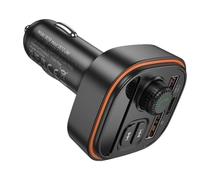 Zunetsutock Cargador rápido para teléfono de coche, adaptador de cargador de coche,Adaptador de audio multifuncional inalámbrico compacto de moda | Transmisor de música estéreo, cargador de
