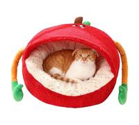 Zunetsutock Casa de invierno para gatos - Mini suave cueva semicerrada, cama aislante cálida y suave para animales pequeños | Área de hospital diseñada para relajarse Micini Interior Sala de estar