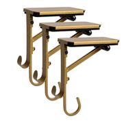 Zunetsutock Christmas Stocking Holders - Heavy Duty Iron Non Slip Set of 3