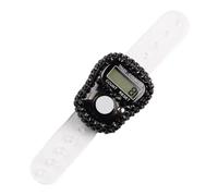 Zunetsutock Clickers de Dedo para Contar, Contador de conteo digital - LCD Digital Display Counter | Anillo de número de bagne de Registros de Tours Manual