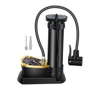 Zunetsutock Compresor de pedal - Bomba manual multifunción para vehículos eléctricos y bicicletas | Inflador compacto con indicador de presión, accesorio portátil para scooter Sedan y uso Domest