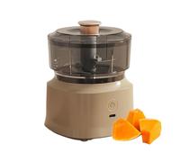 Zunetsutock Cortador eléctrico portátil: picadora inalámbrica, cortador de verduras | Picadora compacta y para una preparación rápida, pelado, mezcla, ideal para cocinar, acampar fácil de usar