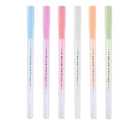 Zunetsutock Craft Glue Pen Pack 6 Herramientas adhesivas de punta fina Aplicación Diseño ergonómico duradero Proyectos de papel de bricolaje versátiles para scrapbooking | para estudiantes, el