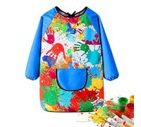Zunetsutock de pintura para niños, delantales de pintura para niños - Bata de arte infantil impermeable de manga larga | Delantal tipo bata para con diseño de para, escribir, jugar con agua