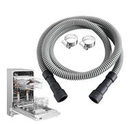 Zunetsutock Dishwasher Hose - Tubo de repuesto resistente, flexible para lavadora con abrazadera | Reliable Plumbing Accessory, for Hotel Home Rental Dormitory Apartment Kitchen Cleaning Machine