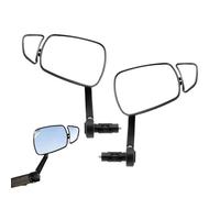 Zunetsutock Espejo Retrovisor Bici - Ajuste 360 Rotación Lente Amplio Campo Visión Seguridad Control Transporte Exterior Estable Diseño | for Desplazamientos Aire Libre Ciclismo Carretera Montaña Pati