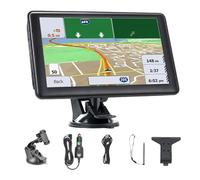 Zunetsutock GPS Car Navigator - Digital Avanzado Pantalla Grande 7 Pulgadas Función Pantalla Táctil | Cartografía Actualizada Cartografía Carretera Accesorio Vehículos Transporte Viajero Conductor