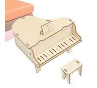 Zunetsutock - Juego de puzles de piano musical - Construcciones mecánicas de madera natural, juego educativo científico con movimiento real | Desarrollo cognitivo, concentración, creatividad para