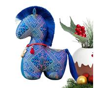 Zunetsutock Mascota 'Año del Caballo Chino,Decoración navideña para escritorio - Muñeca decorativa para el Año Nuevo Chino | Para niños, adolescentes, adultos y coleccionistas habitación salón estudio
