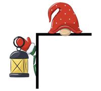 Zunetsutock Navideño para Puerta - Decoración De Pared, Marco De Madera Hecho A Mano | Decoración con Detalles Creativos, Interior del Hogar, Festivo Colgante para Estante De