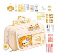 Zunetsutock Pack De Estuche Organizador De Útiles con Diseño Gato Queso