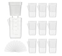 Zunetsutock Vaso Trasparente Autoinnaffiante Per Piante Indoor - Fioriera Compatta Autoirrigante, Struttura Chiara Monitoraggio Acqua, Crescita Sana Radicazione Stabile, Estilos Minimal Domestico |