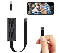 ZUNHAI Cámara Espía Oculta WiFi 1080P HD Mini Camara Espia DIY Mini Cámara de Vigilancia Interior/Exterior Seguridad WiFi con Detección de Movimiento