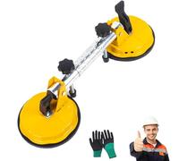 Zunife Pro Clamps 2026 Countertop Seam Setter Tool with Vacuum Suction Cups, Adjustable Alignment & Leveling Clamp for Granite, Marble, Quartz, Stone, and Glass Installation (Yellow)