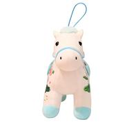 Zunishaone 2026 Horse Mascot - 12x10x7cm Plush Companion Toy, Soft Cultural Keepsake Charm | Festive Lunar Celebration Accent Enhancing Bags Vehicles Workspaces Ideal Gifting Collecting Display