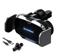Zunishaone 360 -Degree Rotary Electric Car Support - Soporte seguro, tecnología de sujeción automática, material duradero | Soporte móvil para coche, ajuste flexible, diseño com