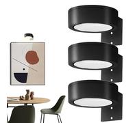 Zunishaone Artwork Frame Lamp - 8.6x3cm ABS PC Cordless RGB Display Light, Remote Controlled Dimmable Picture Illuminator | Battery Powered Wall Lighting For Bedroom Living Dining Hall Gallery