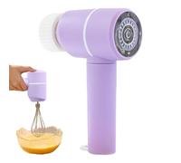 Zunishaone Batidor Eléctrico | Batidor Eléctrico para Matcha y Café con Varilla,Mezclador Automático de 3 Velocidades para Té Masa Café Proteína Huevo Crema Bebidas en Polvo