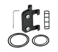 Zunishaone Bike Race Number Holder - PVC Black Bicycle Plate Mount Clip Racing Tag Display Frame Mountain Road Folding Cycle Accessory Event Competition Sports Training Equipment Kit