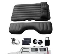 Zunishaone - Cama inflable de coche, colchón de dormir portátil para asiento trasero, sofá de aire extendido, cama de camping cómoda para viajar y viajar por carretera, fácil de inflar y transportar