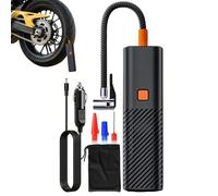 Zunishaone Car Tire Pump - Portable Wheel Air Compressor with Real Time Pressure Display, Powerful DC12V Inflator | Compact Design For Driving Commuting Cars Bikes Motorcycles SUVs RVs Outdoor Travel