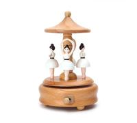 Zunishaone Carillon Carousel - Caja de música con tren de temática diferente | Caja de música clásica para niñas, ideal como regalo de cumpleaños, Navidad o como decoración elegante
