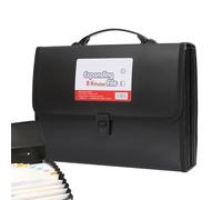 Zunishaone Carpeta de acordeón en expansión, organizador de documentos portátil | Bolsa para revistas de libros de contabilidad con 26 bolsillos | Calendarios, organizadores de planificadores