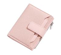 Zunishaone Carteras Mujer,Cartera de Mujer | Portatarjetas de crédito Cartera para señoras,Portatarjetas de Visita Tendencia, Organizador de Efectivo, Cartera, Accesorios, Rosa Claro, Se