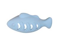 Zunishaone Cat Toys Fish - 11,86x5,7x4,72cm Silicona, con Hierba Gatera Resistente a Masticar, Verde Beige Juegos de Gatos y de Interior, enriquecimiento Interactivo, suminis