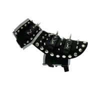 Zunishaone Chaleco con pinchos para perro, chaleco reflectante de protección para perro, abrigo anticoyote ajustable para proteger a tu mascota de Raptor