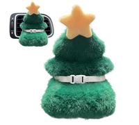 Zunishaone Christmas Seat Doll Accessory - 11x10.8x7.5cm Plush Dashboard Buddy, Novel Air Clip | Playful Display Style, Creative Gift Idea for Drivers Owners Kids Offices Homes Celebrations