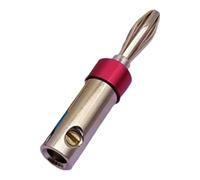 Zunishaone Conectores banana Audio, altavoces Enchufes banana,Enchufes banana para altavoces con conector de audio de cobre de 4 mm | Sin pérdida de señal Sistemas de audio domésticos para audio y