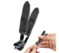 Zunishaone Cortador de uñas, Clipper de uñas en ángulo | Limpiador de uñas de servicio pesado - Herramientas de cuidado personal antiesprash antisplash, clip de uñas de los pies para aseo de viajes