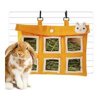 Zunishaone De Heno para Chinchilla | Bolsa De Comida De Hierba para Mascotas Pequeñas | Saco De Heno De Lona para Conejos, Hámsteres y Cobayas Accesorio para Jaulas